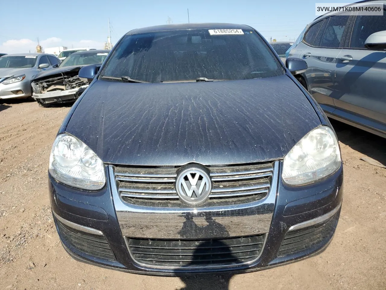 3VWJM71K08M140606 2008 Volkswagen Jetta S