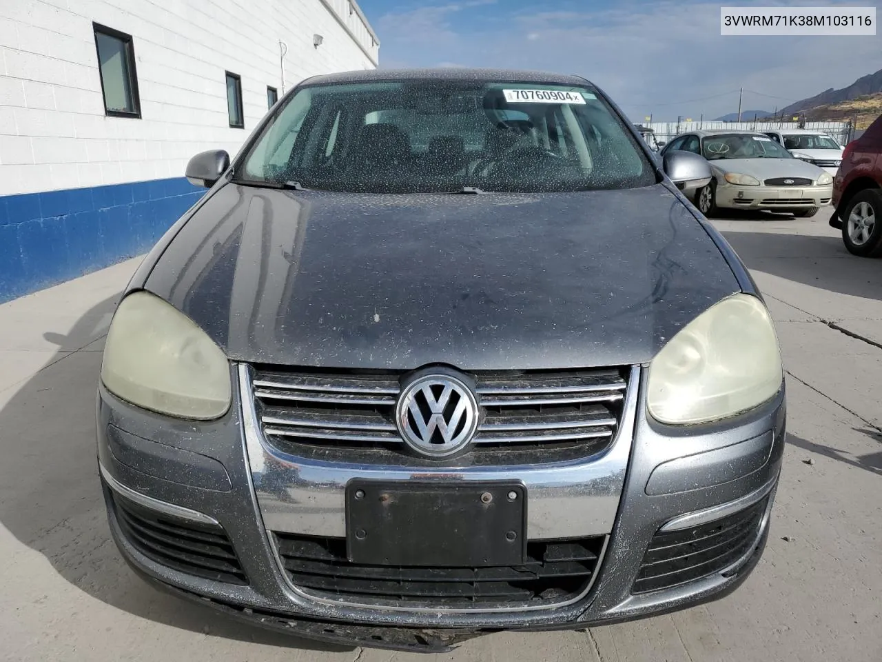 3VWRM71K38M103116 2008 Volkswagen Jetta Se