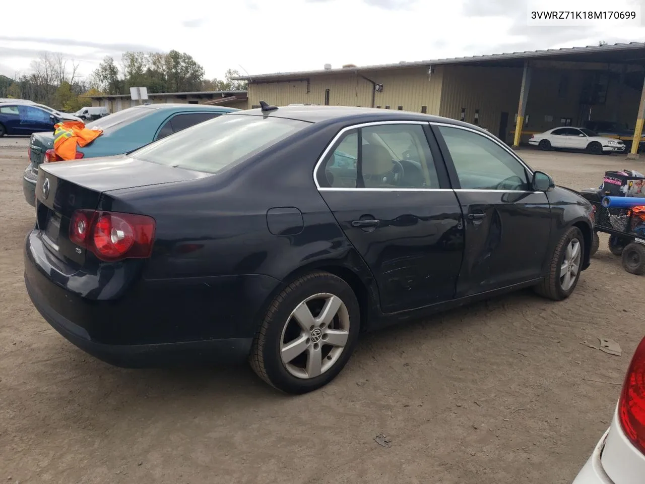 2008 Volkswagen Jetta Se VIN: 3VWRZ71K18M170699 Lot: 73214234