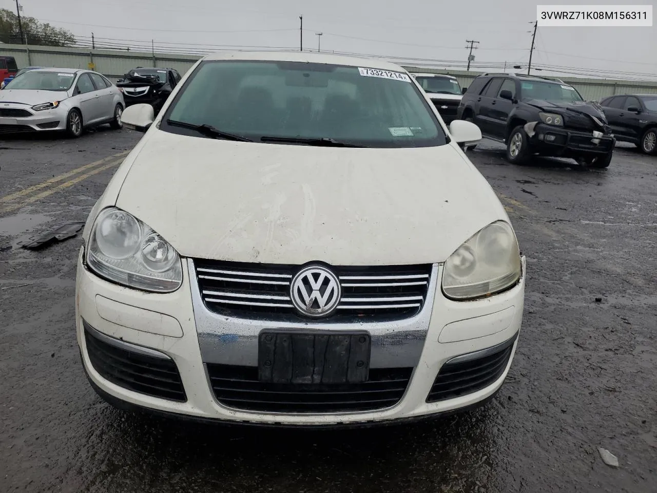 2008 Volkswagen Jetta Se VIN: 3VWRZ71K08M156311 Lot: 73321214