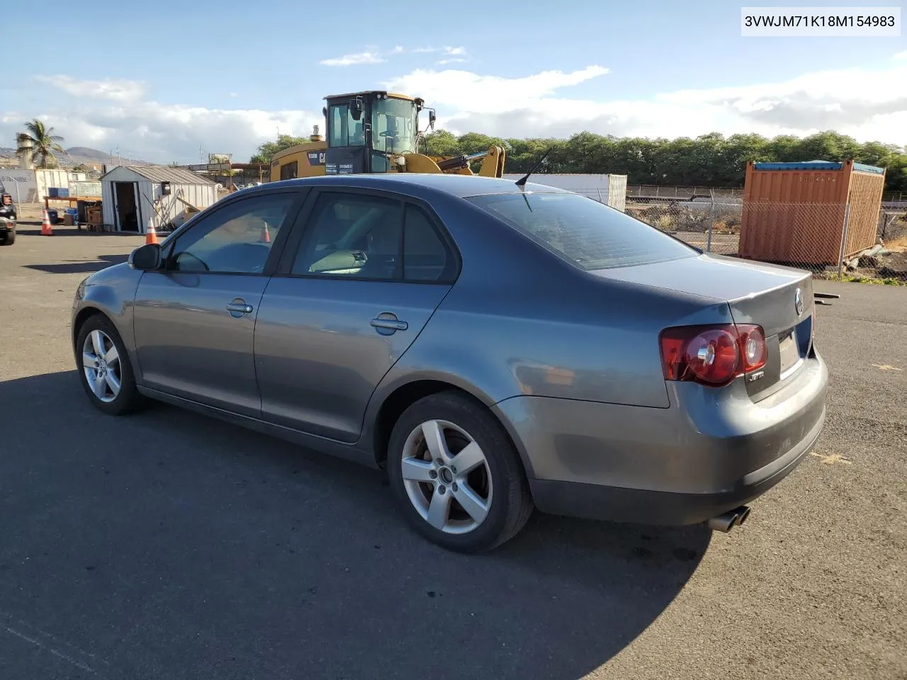 2008 Volkswagen Jetta S VIN: 3VWJM71K18M154983 Lot: 73608254