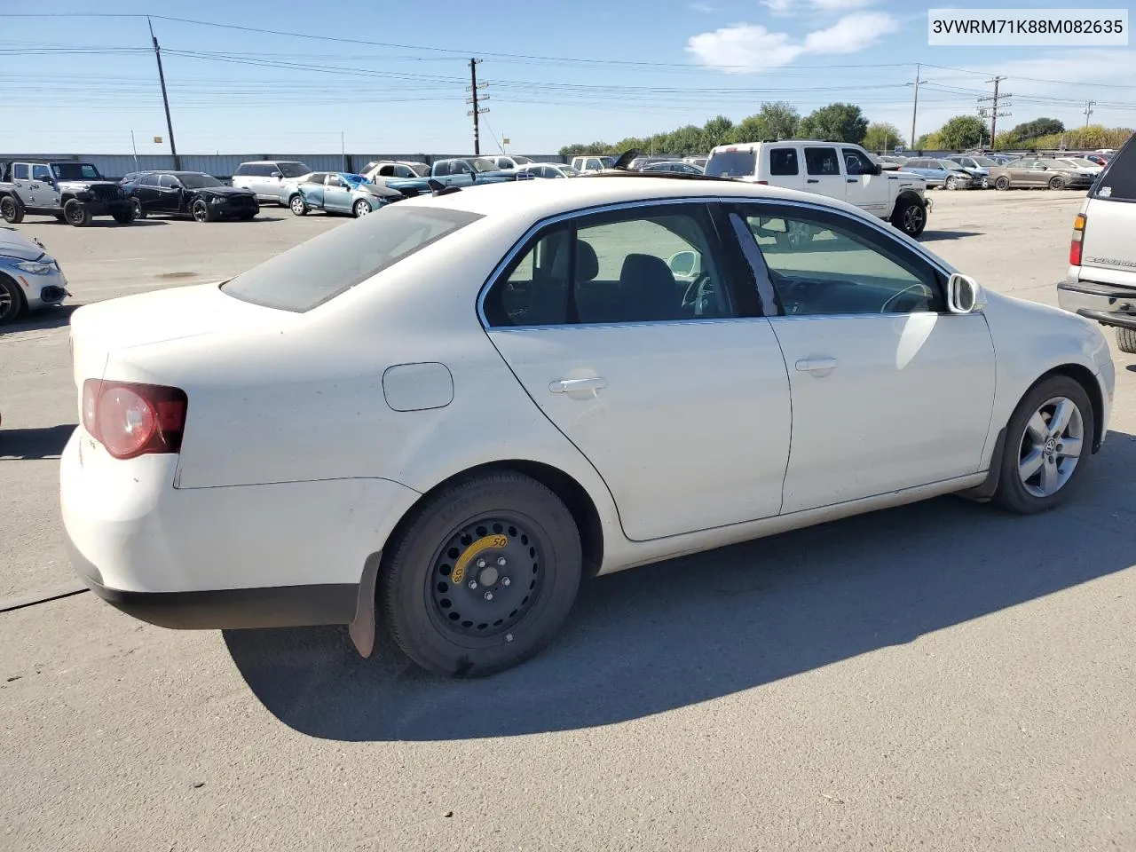 2008 Volkswagen Jetta Se VIN: 3VWRM71K88M082635 Lot: 73765584