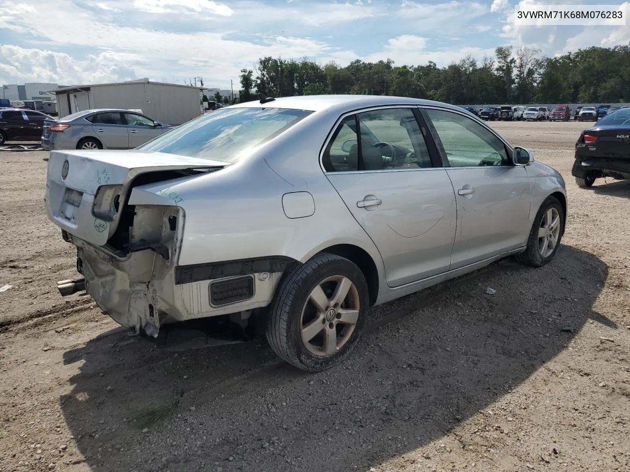 2008 Volkswagen Jetta Se VIN: 3VWRM71K68M076283 Lot: 74174864