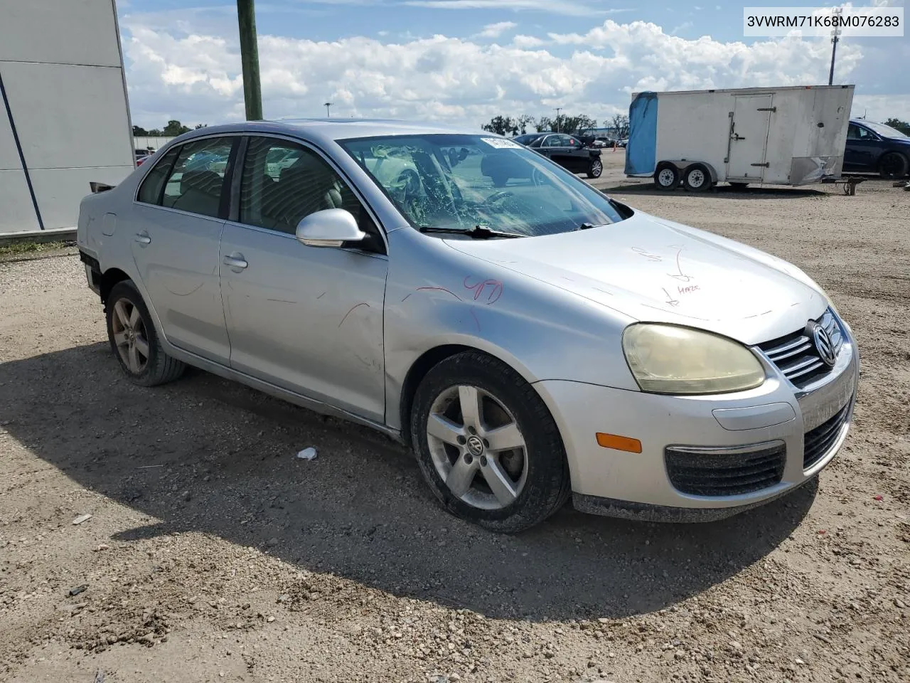 2008 Volkswagen Jetta Se VIN: 3VWRM71K68M076283 Lot: 74174864