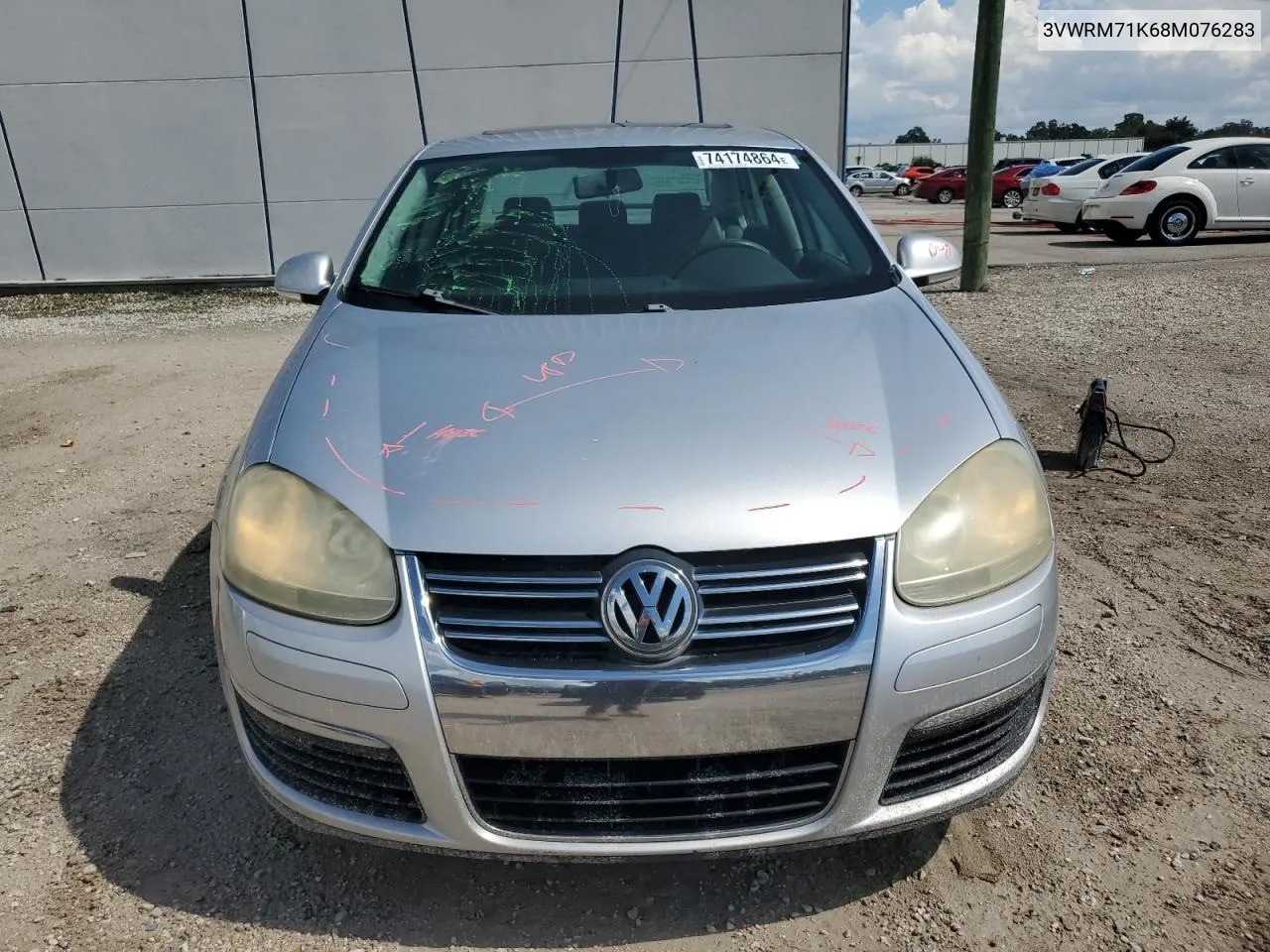 2008 Volkswagen Jetta Se VIN: 3VWRM71K68M076283 Lot: 74174864