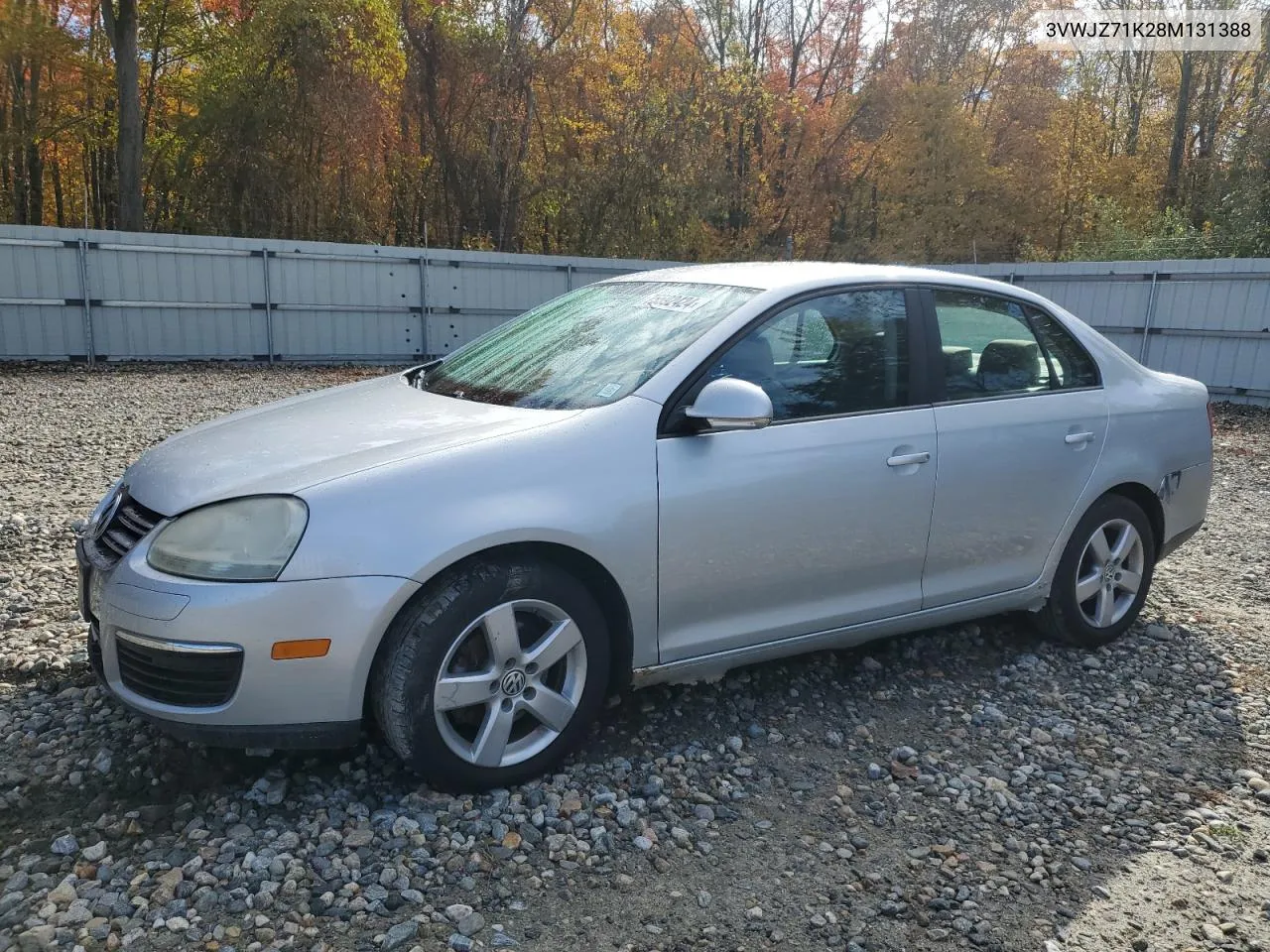 2008 Volkswagen Jetta S VIN: 3VWJZ71K28M131388 Lot: 75592424