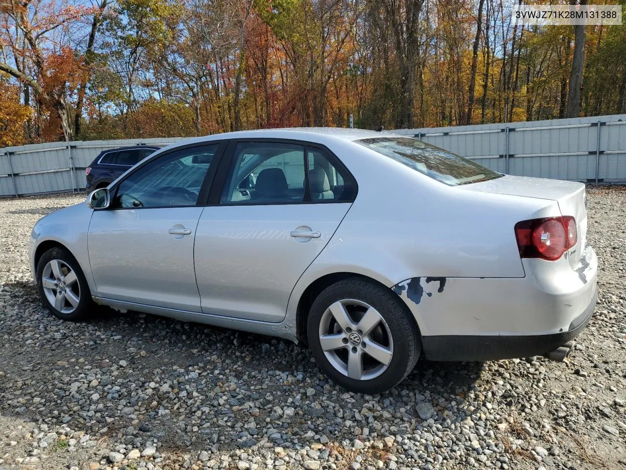 2008 Volkswagen Jetta S VIN: 3VWJZ71K28M131388 Lot: 75592424