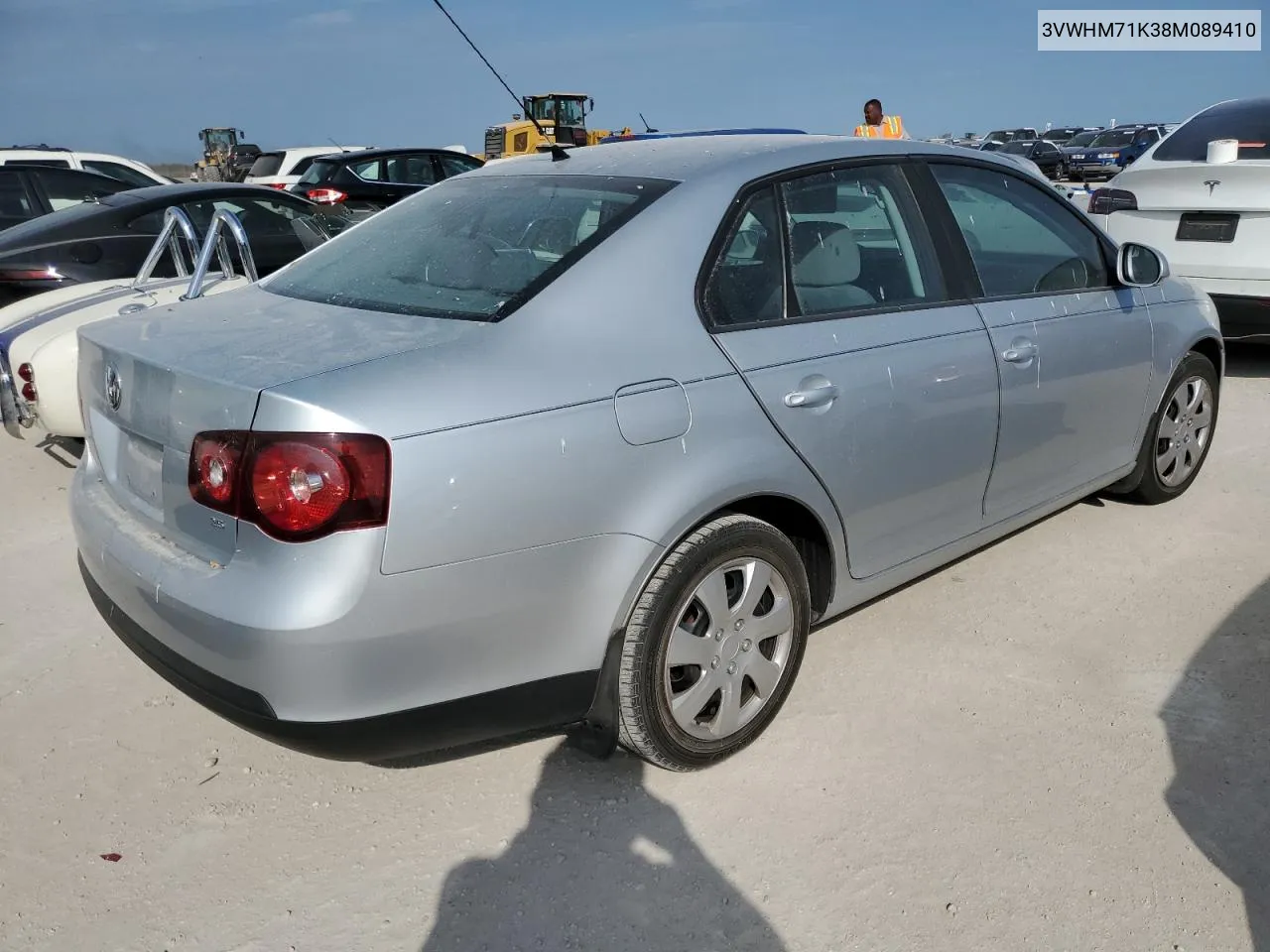 2008 Volkswagen Jetta S VIN: 3VWHM71K38M089410 Lot: 76266334