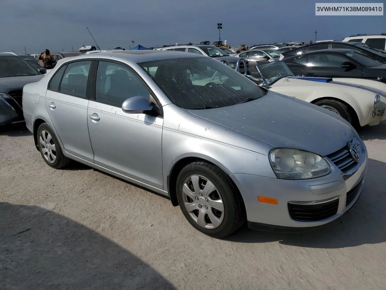 2008 Volkswagen Jetta S VIN: 3VWHM71K38M089410 Lot: 76266334