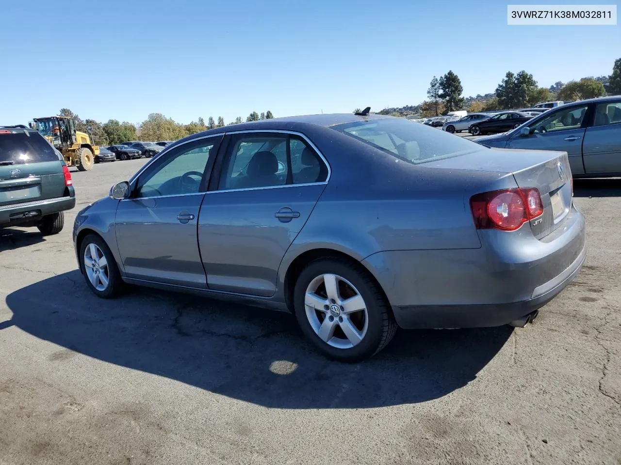 2008 Volkswagen Jetta Se VIN: 3VWRZ71K38M032811 Lot: 76635974