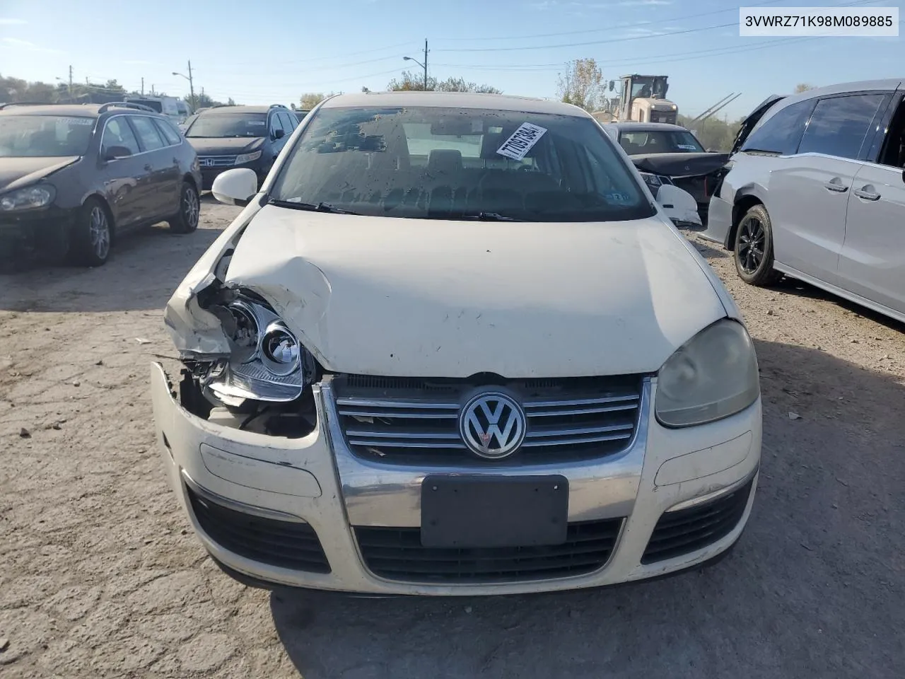 2008 Volkswagen Jetta Se VIN: 3VWRZ71K98M089885 Lot: 77097384