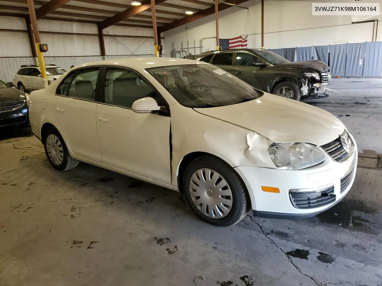 2008 Volkswagen Jetta S VIN: 3VWJZ71K98M106164 Lot: 77210744