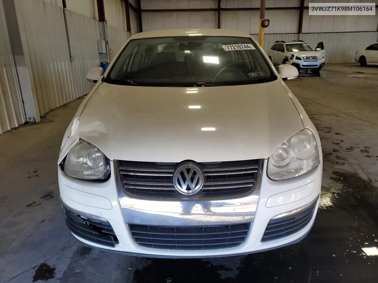 2008 Volkswagen Jetta S VIN: 3VWJZ71K98M106164 Lot: 77210744