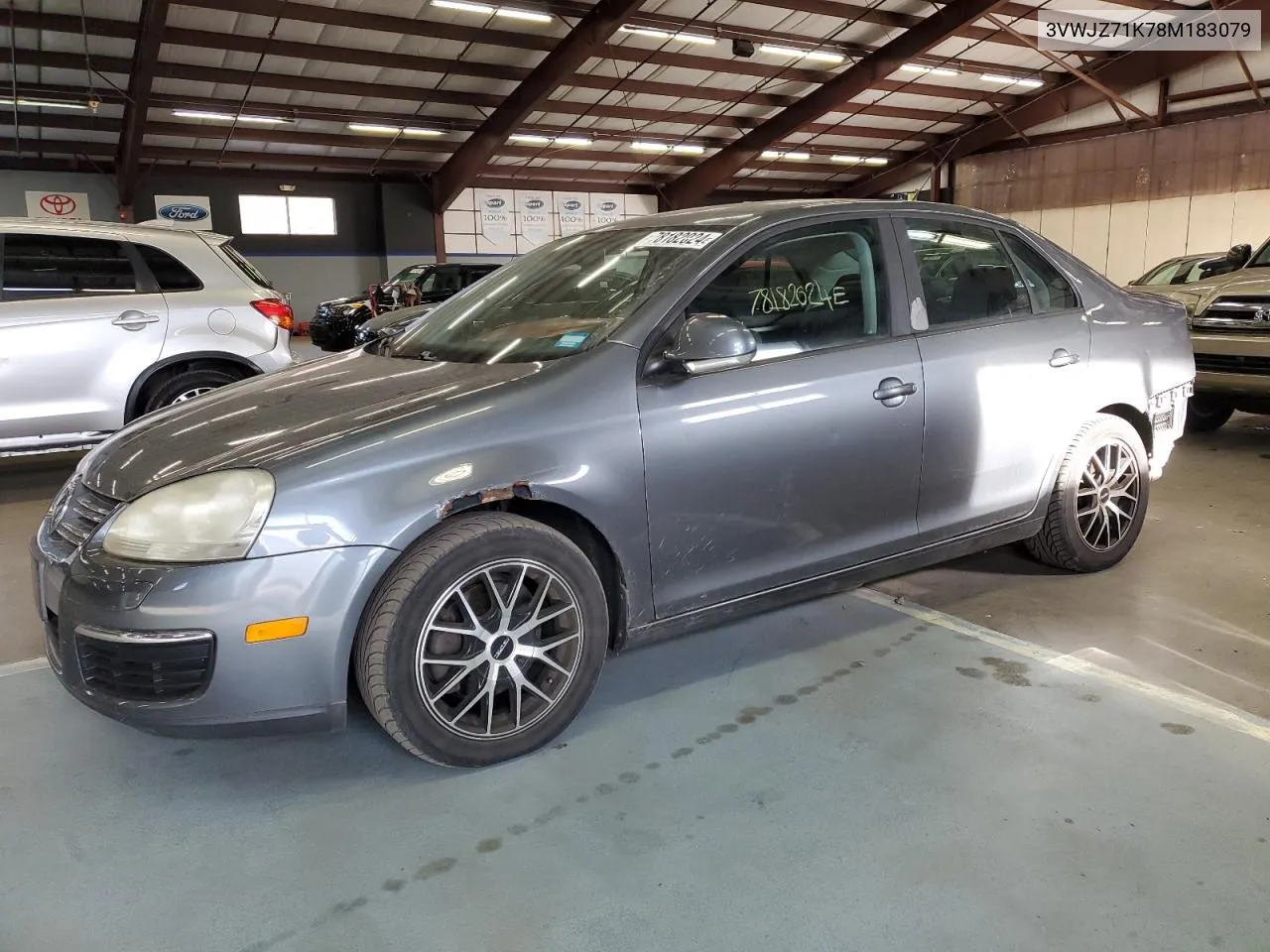 2008 Volkswagen Jetta S VIN: 3VWJZ71K78M183079 Lot: 78182024