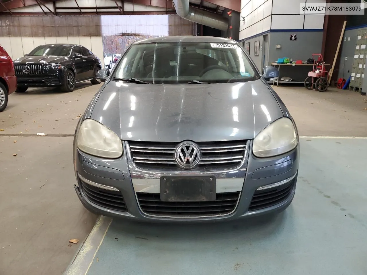 2008 Volkswagen Jetta S VIN: 3VWJZ71K78M183079 Lot: 78182024