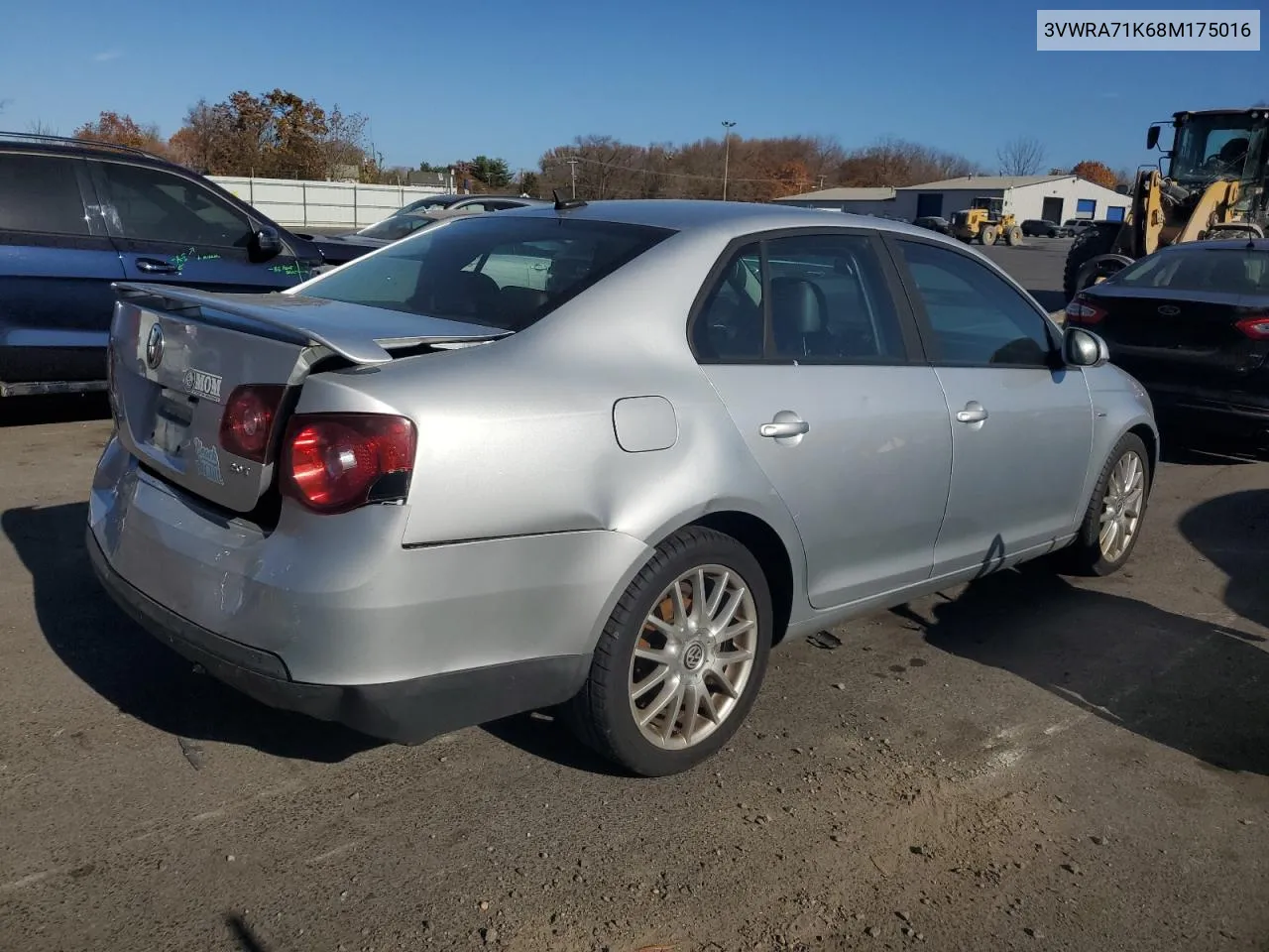 2008 Volkswagen Jetta Wolfsburg VIN: 3VWRA71K68M175016 Lot: 78563534