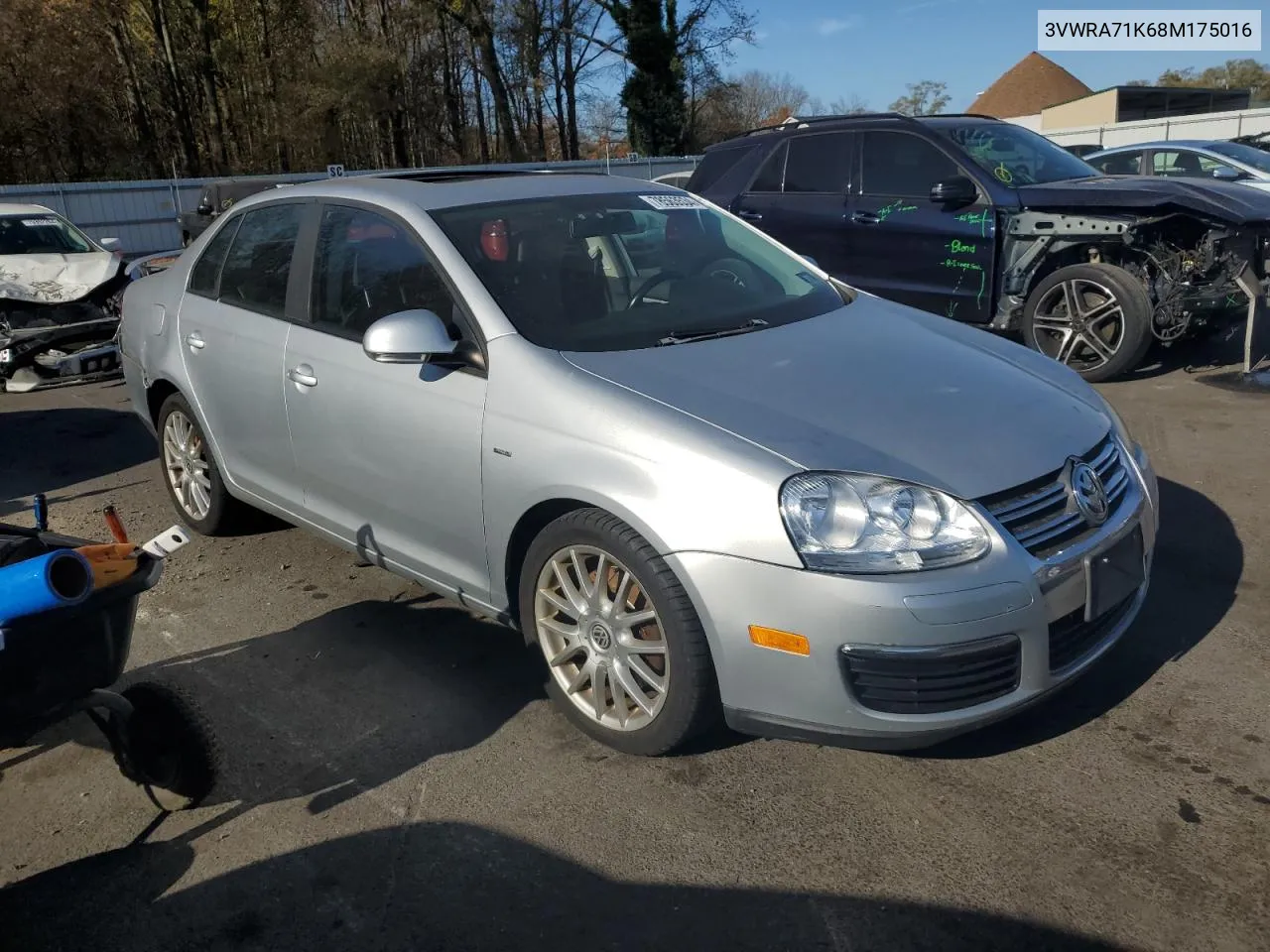 2008 Volkswagen Jetta Wolfsburg VIN: 3VWRA71K68M175016 Lot: 78563534