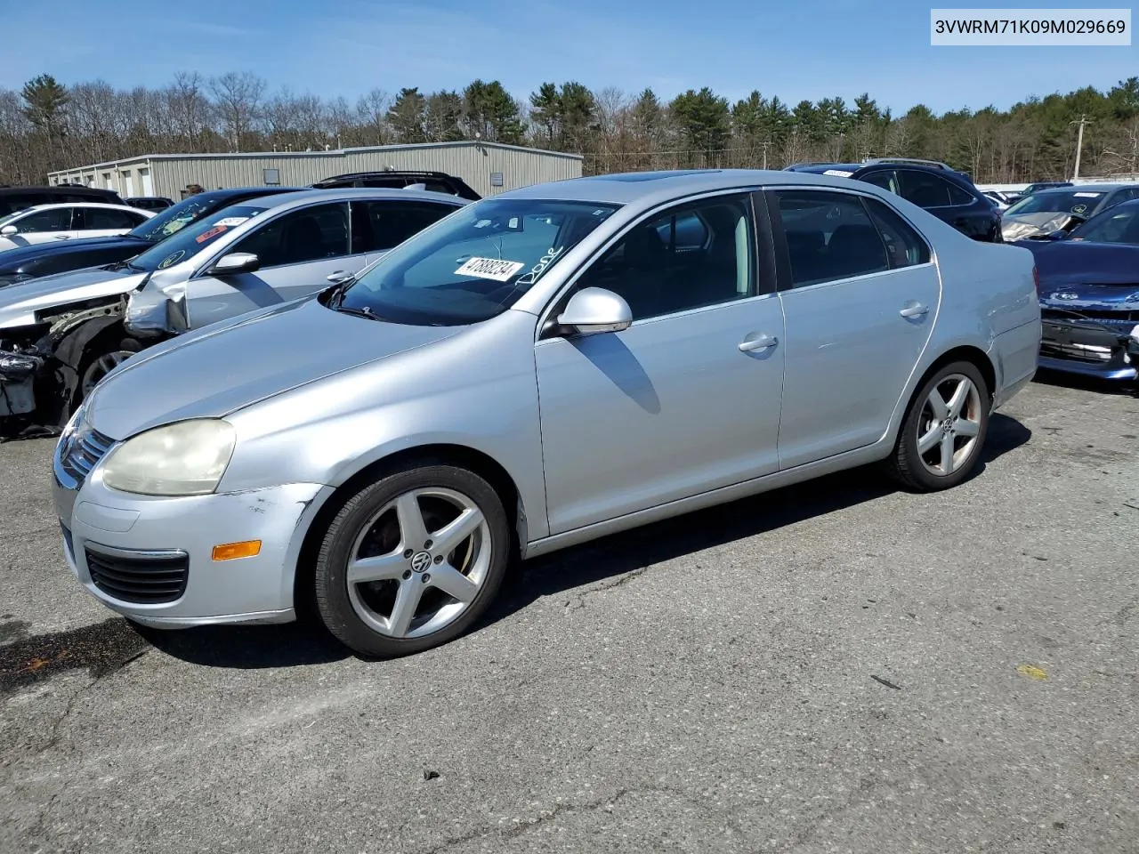 2009 Volkswagen Jetta Se VIN: 3VWRM71K09M029669 Lot: 47888234