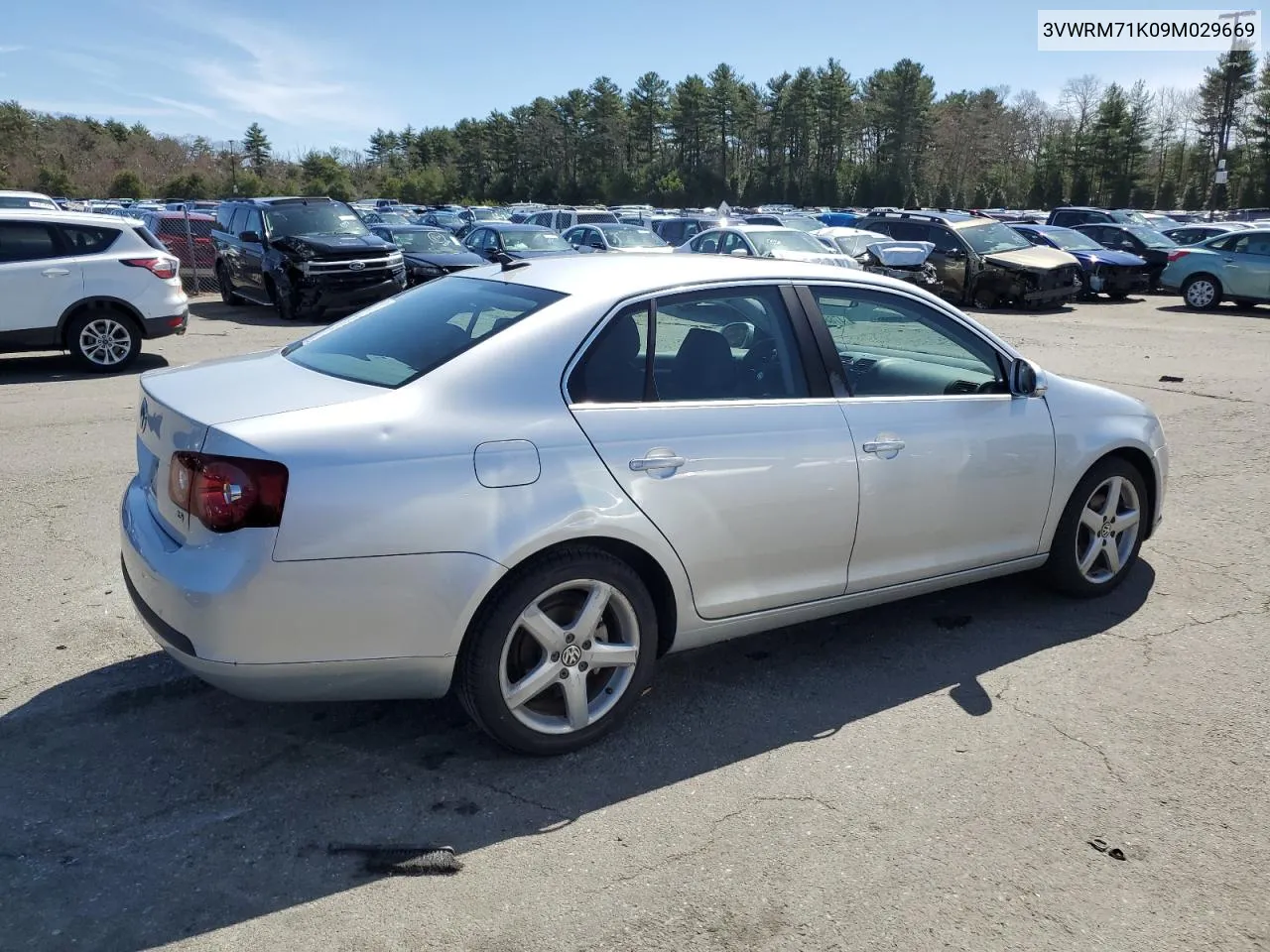 2009 Volkswagen Jetta Se VIN: 3VWRM71K09M029669 Lot: 47888234