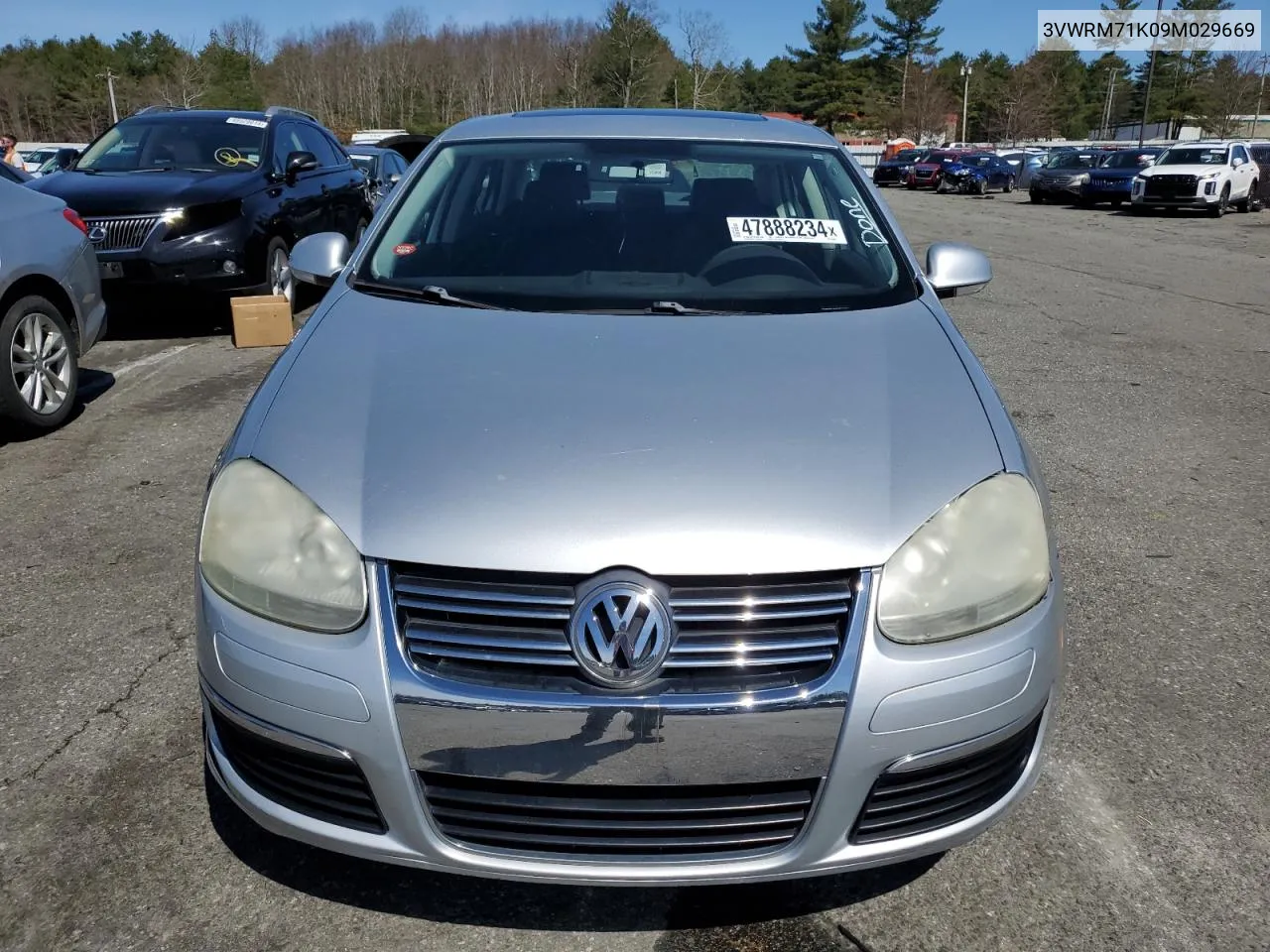 2009 Volkswagen Jetta Se VIN: 3VWRM71K09M029669 Lot: 47888234