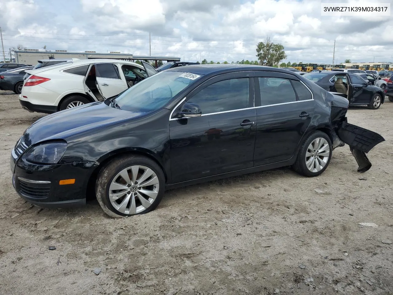 2009 Volkswagen Jetta Se VIN: 3VWRZ71K39M034317 Lot: 71028164