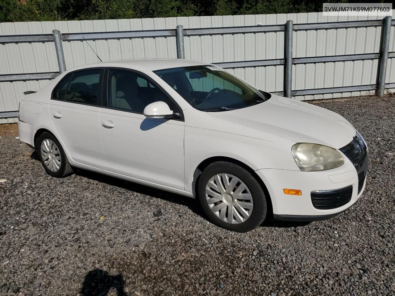 2009 Volkswagen Jetta S VIN: 3VWJM71K59M077603 Lot: 71421934