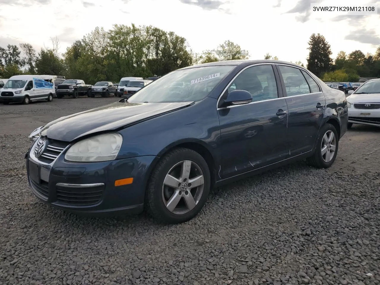 2009 Volkswagen Jetta Se VIN: 3VWRZ71K29M121108 Lot: 71439614