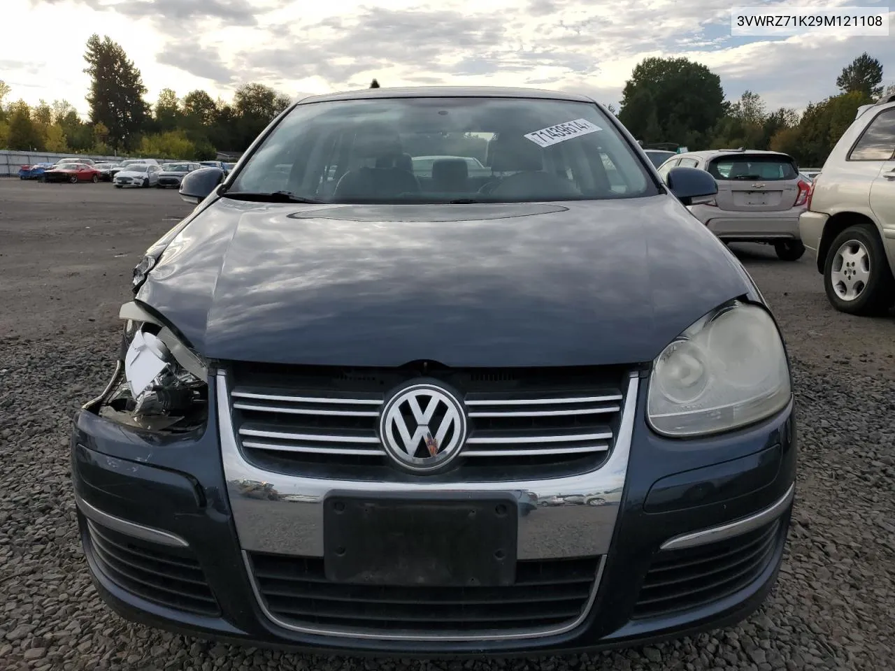 2009 Volkswagen Jetta Se VIN: 3VWRZ71K29M121108 Lot: 71439614