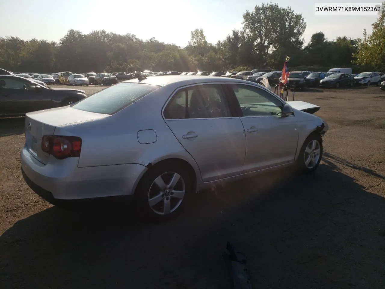 2009 Volkswagen Jetta Se VIN: 3VWRM71K89M152362 Lot: 71493944