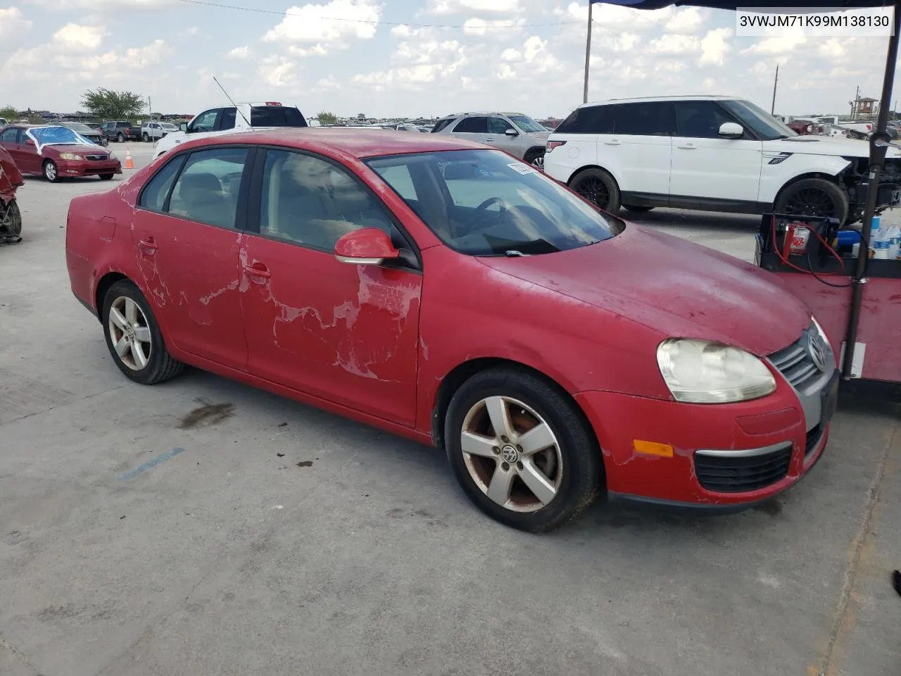 2009 Volkswagen Jetta S VIN: 3VWJM71K99M138130 Lot: 72292144