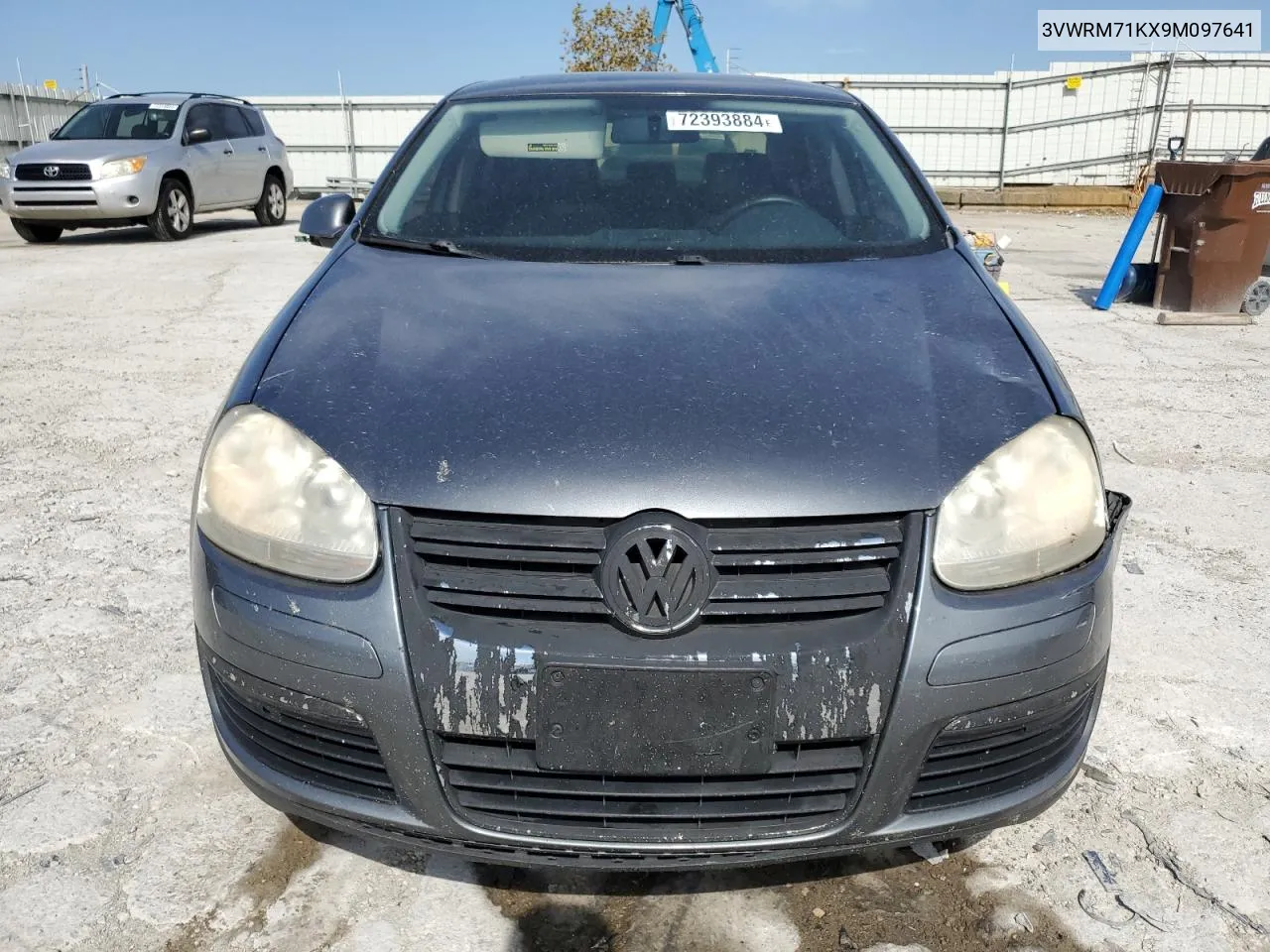 2009 Volkswagen Jetta Se VIN: 3VWRM71KX9M097641 Lot: 72393884