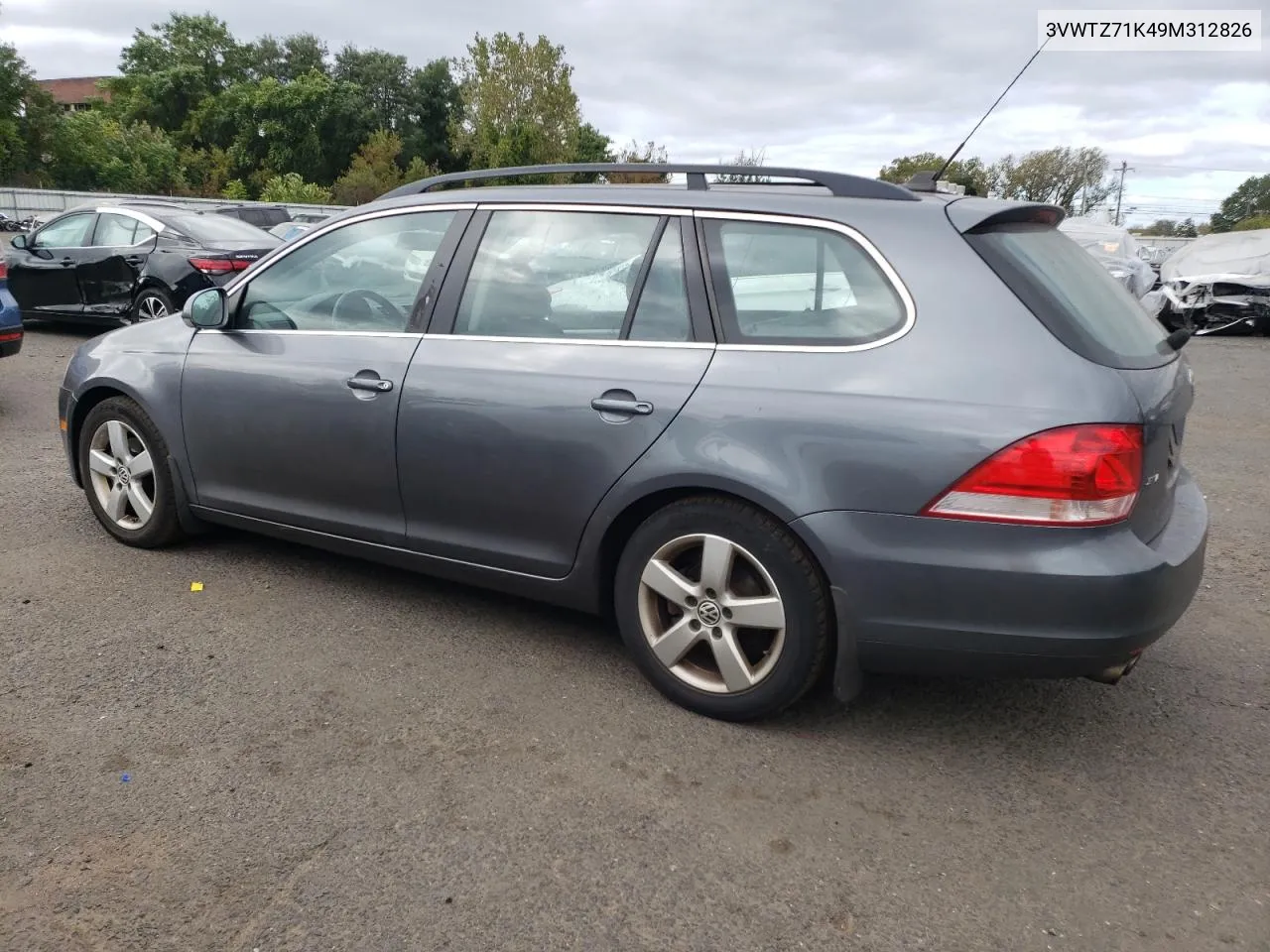 2009 Volkswagen Jetta Se VIN: 3VWTZ71K49M312826 Lot: 72407274