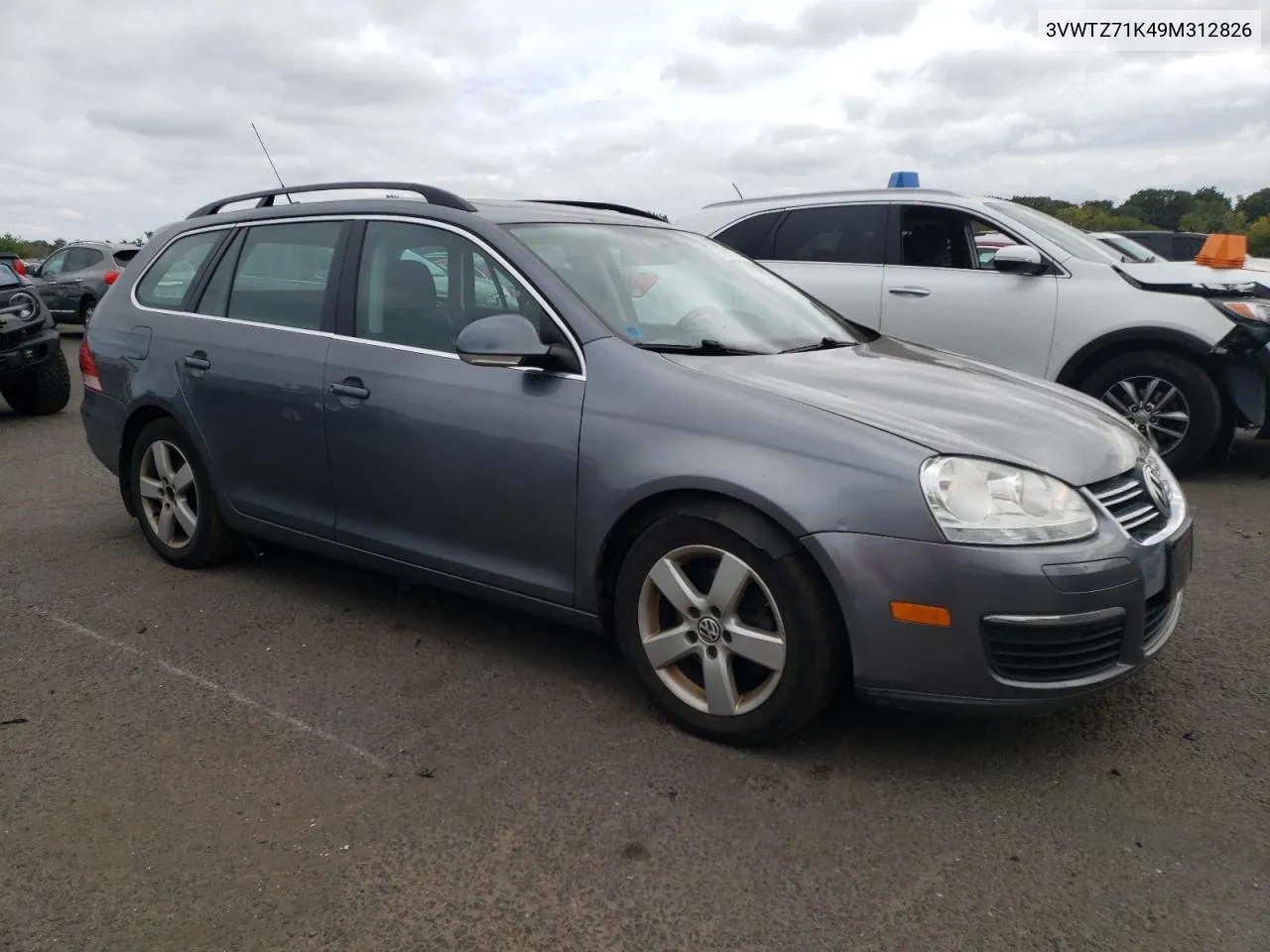 2009 Volkswagen Jetta Se VIN: 3VWTZ71K49M312826 Lot: 72407274