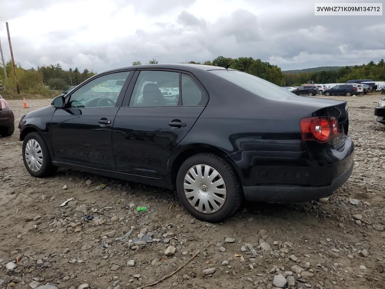 2009 Volkswagen Jetta S VIN: 3VWHZ71K09M134712 Lot: 72720904