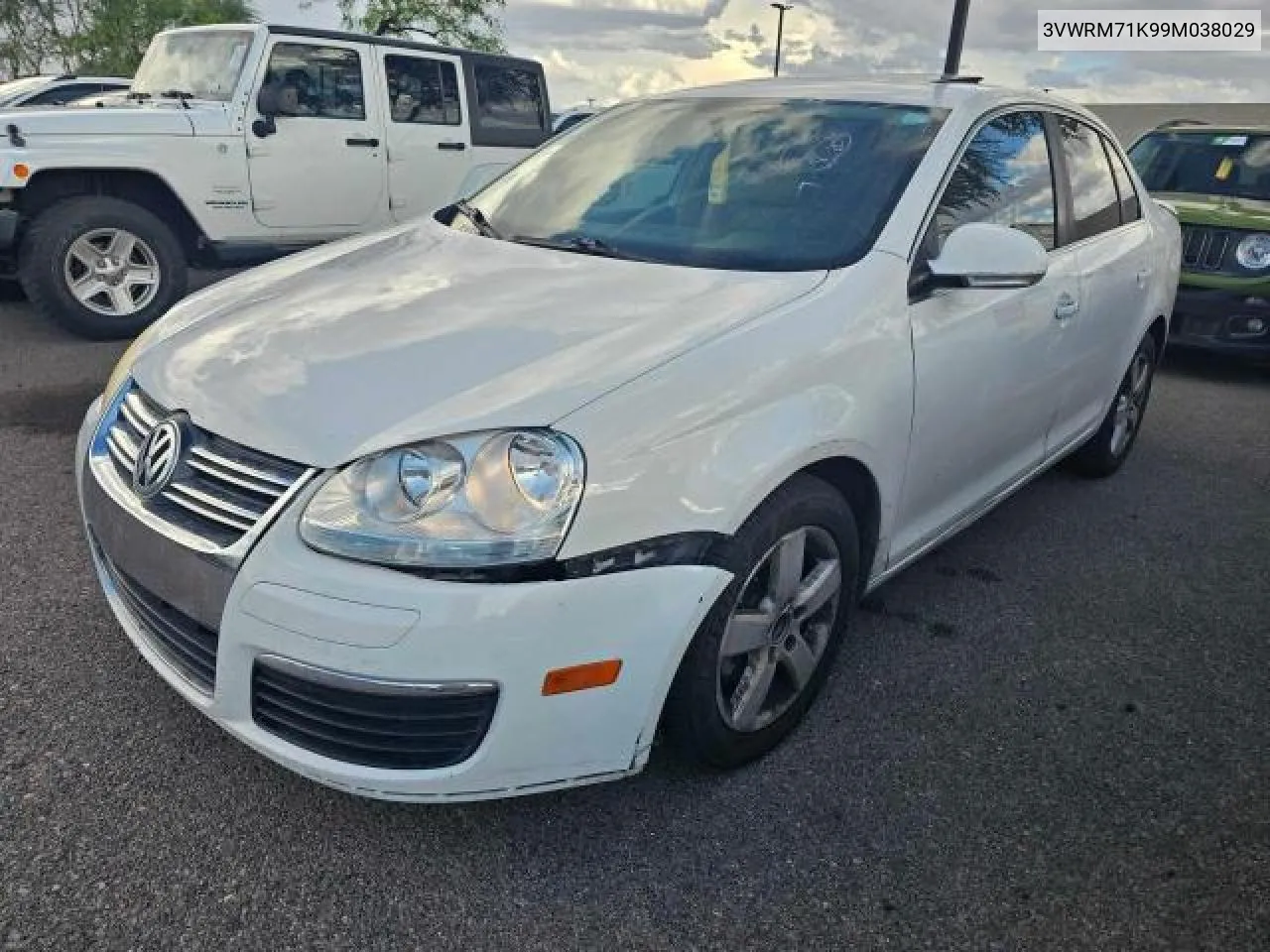 3VWRM71K99M038029 2009 Volkswagen Jetta Se