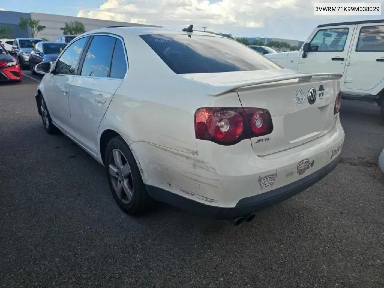 3VWRM71K99M038029 2009 Volkswagen Jetta Se