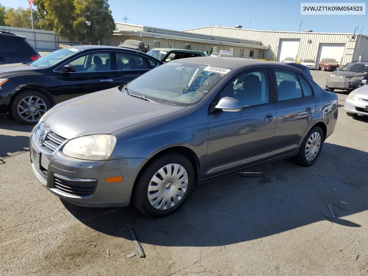 2009 Volkswagen Jetta S VIN: 3VWJZ71K09M054523 Lot: 73036934