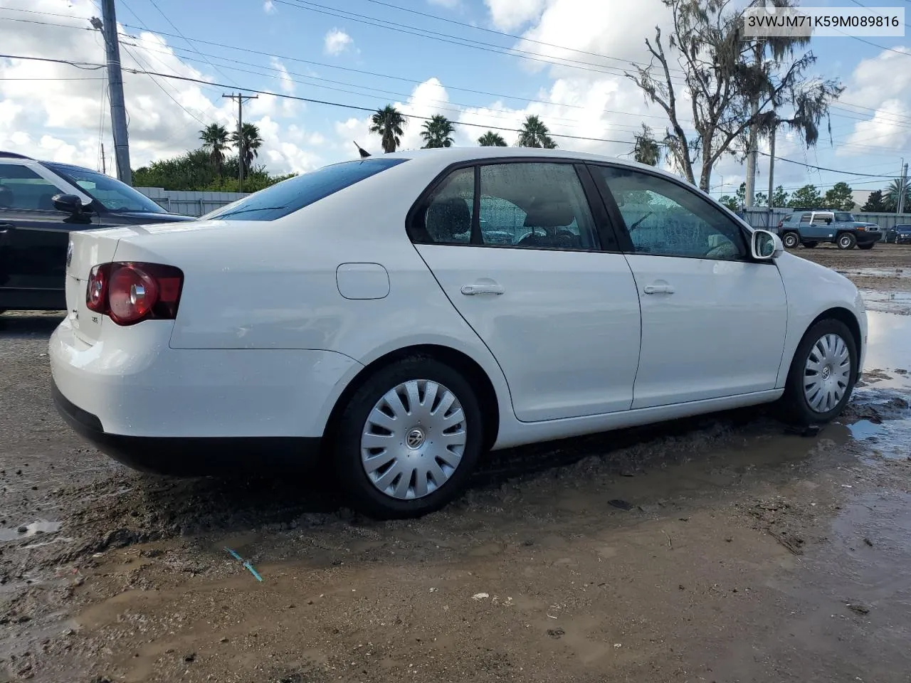 2009 Volkswagen Jetta S VIN: 3VWJM71K59M089816 Lot: 73744284