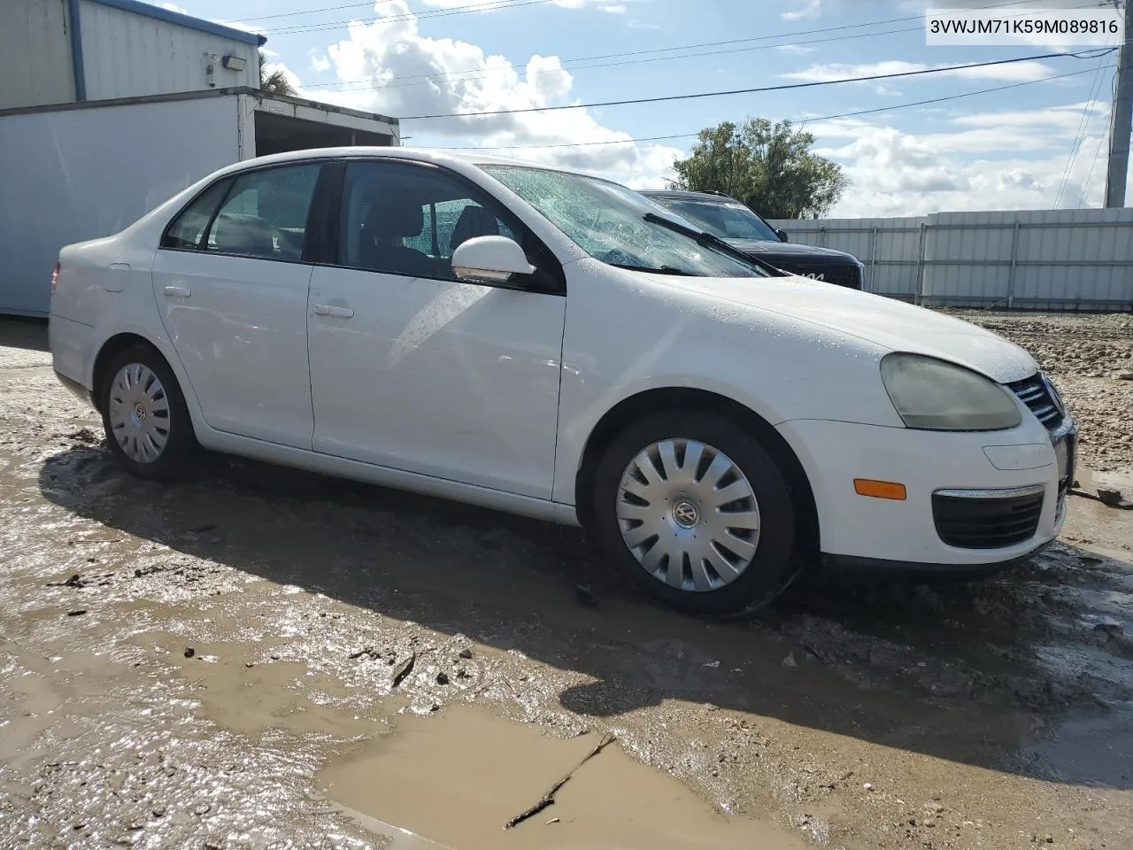 2009 Volkswagen Jetta S VIN: 3VWJM71K59M089816 Lot: 73744284