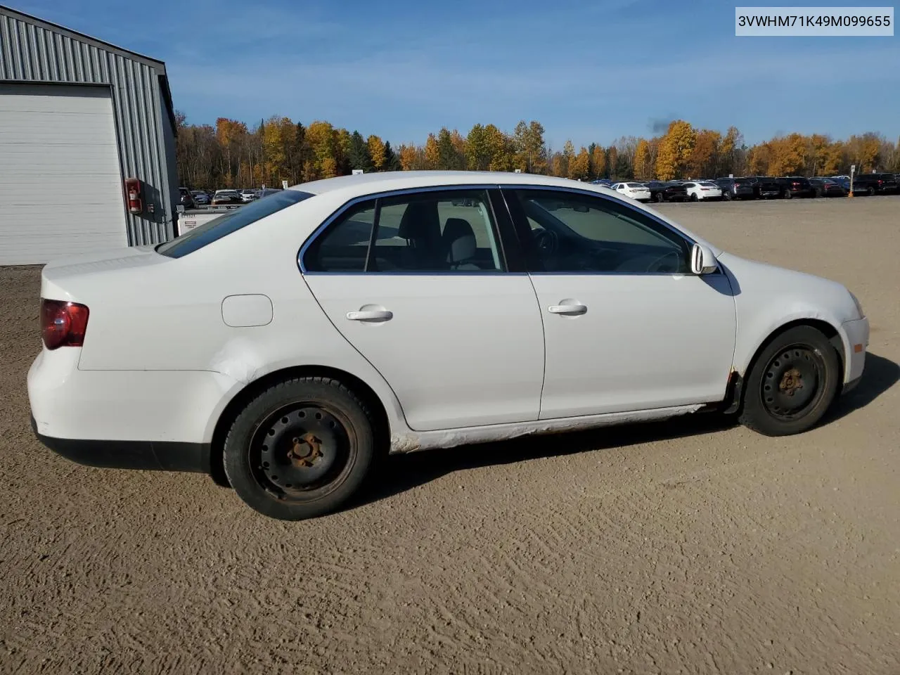 2009 Volkswagen Jetta S VIN: 3VWHM71K49M099655 Lot: 75485344