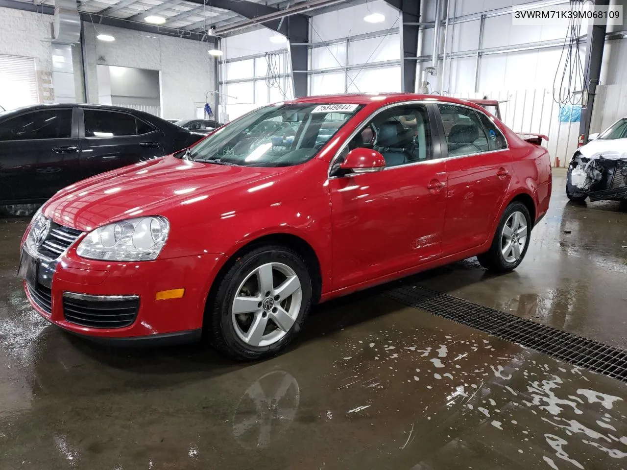 2009 Volkswagen Jetta Se VIN: 3VWRM71K39M068109 Lot: 75849844