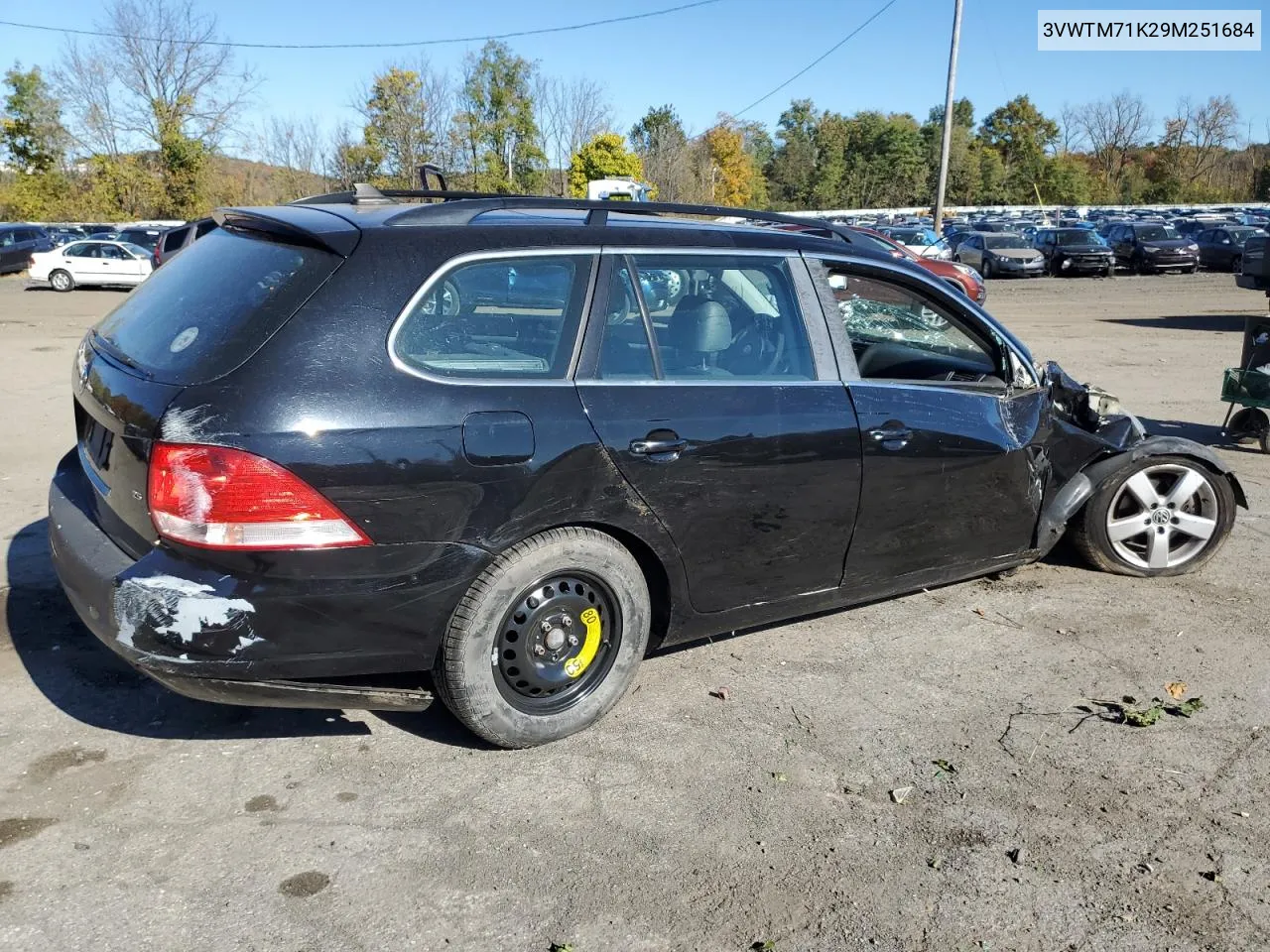 2009 Volkswagen Jetta Se VIN: 3VWTM71K29M251684 Lot: 76283494