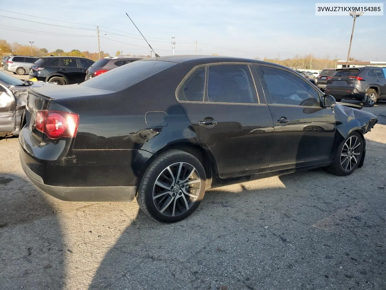 2009 Volkswagen Jetta S VIN: 3VWJZ71KX9M154385 Lot: 77335074