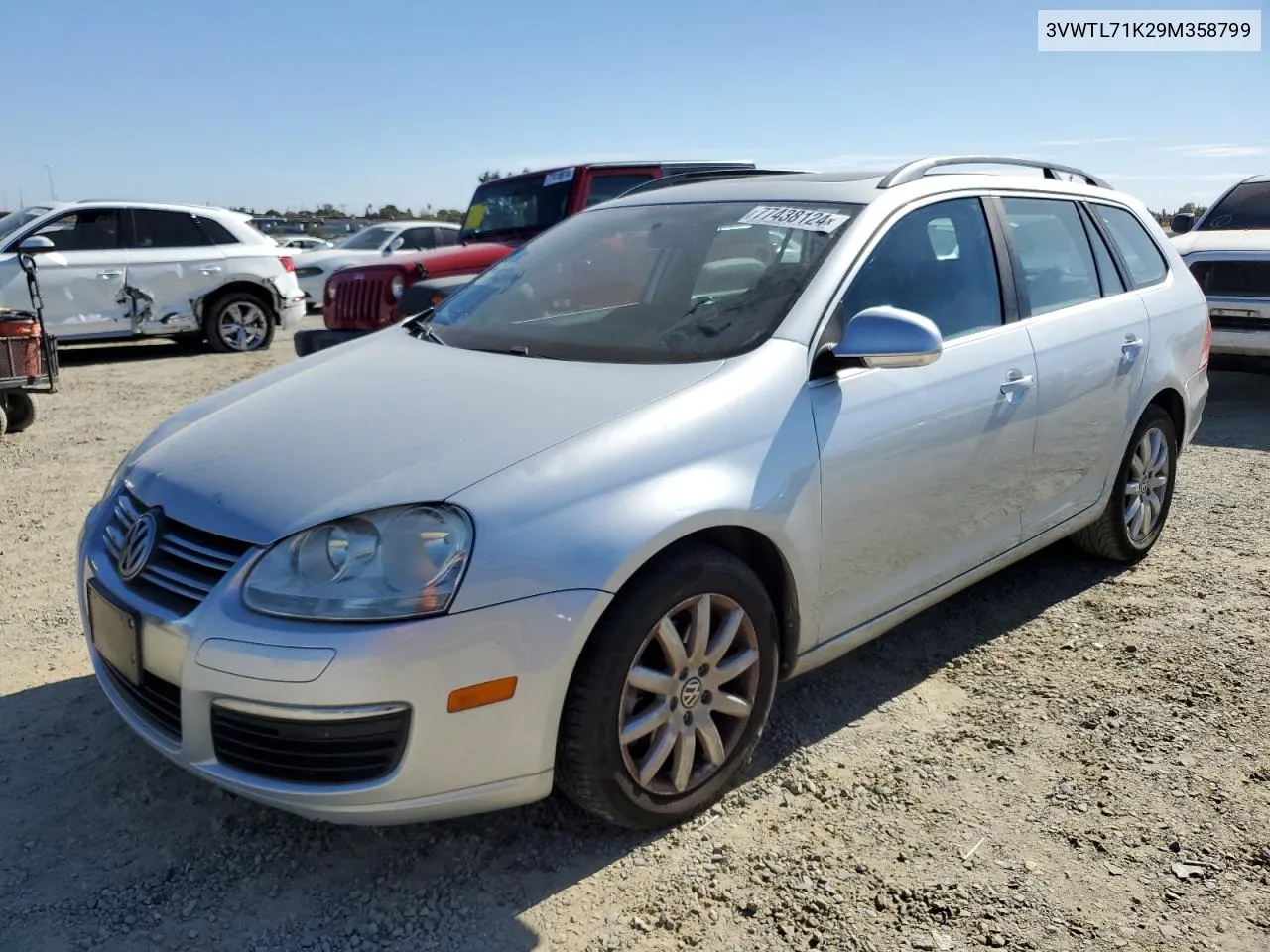 2009 Volkswagen Jetta Tdi VIN: 3VWTL71K29M358799 Lot: 77438124