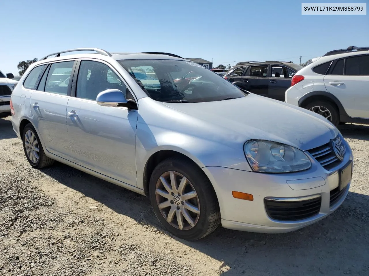 2009 Volkswagen Jetta Tdi VIN: 3VWTL71K29M358799 Lot: 77438124