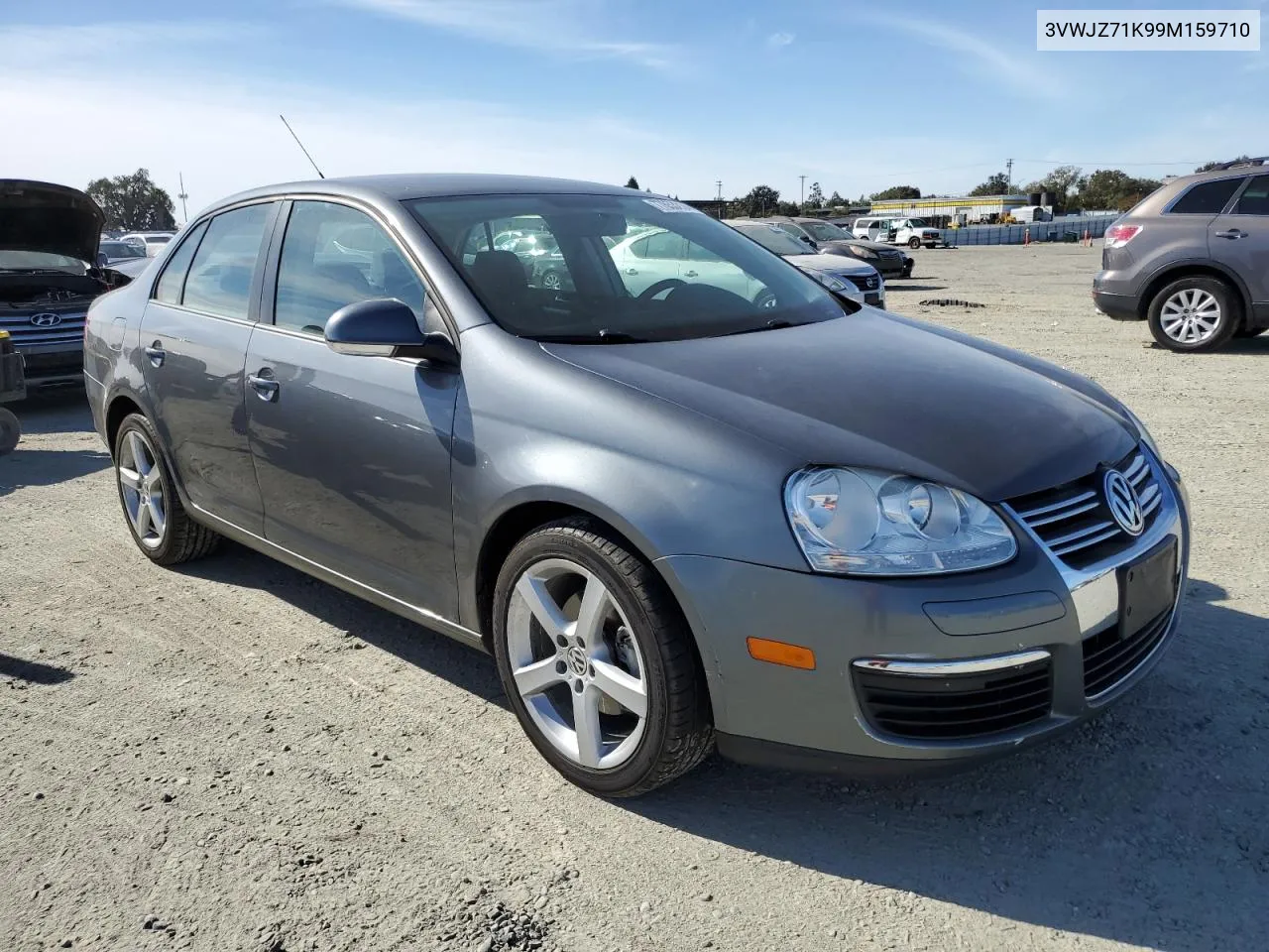 2009 Volkswagen Jetta S VIN: 3VWJZ71K99M159710 Lot: 77853214