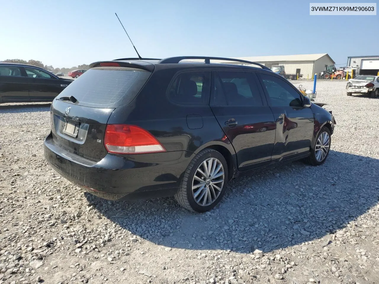 2009 Volkswagen Jetta S VIN: 3VWMZ71K99M290603 Lot: 78273914