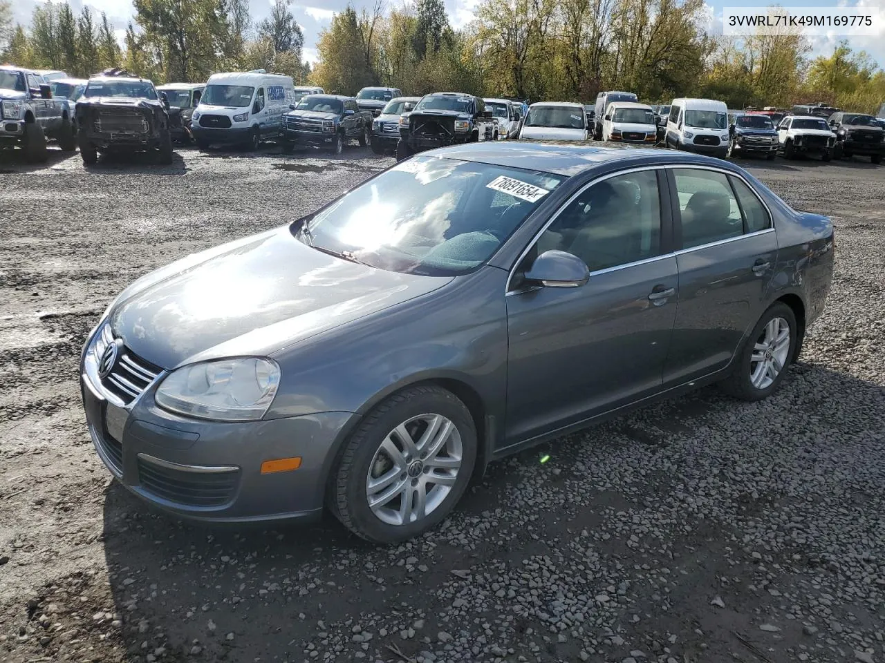 2009 Volkswagen Jetta Tdi VIN: 3VWRL71K49M169775 Lot: 78691654