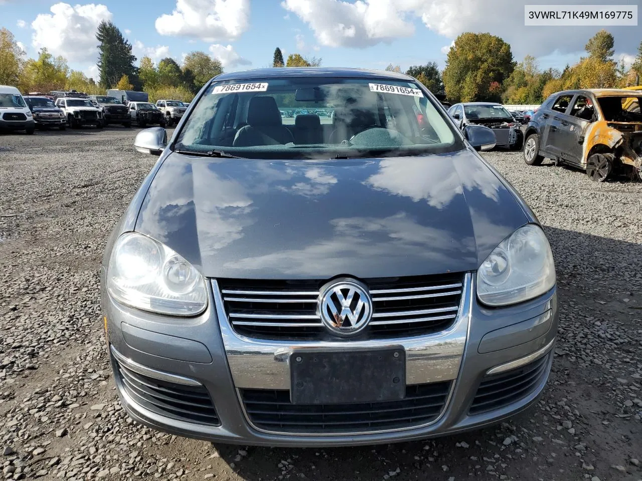 2009 Volkswagen Jetta Tdi VIN: 3VWRL71K49M169775 Lot: 78691654