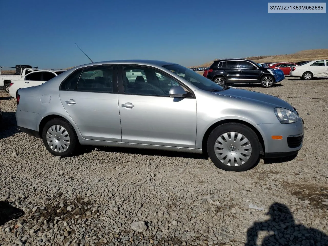 2009 Volkswagen Jetta S VIN: 3VWJZ71K59M052685 Lot: 79576654